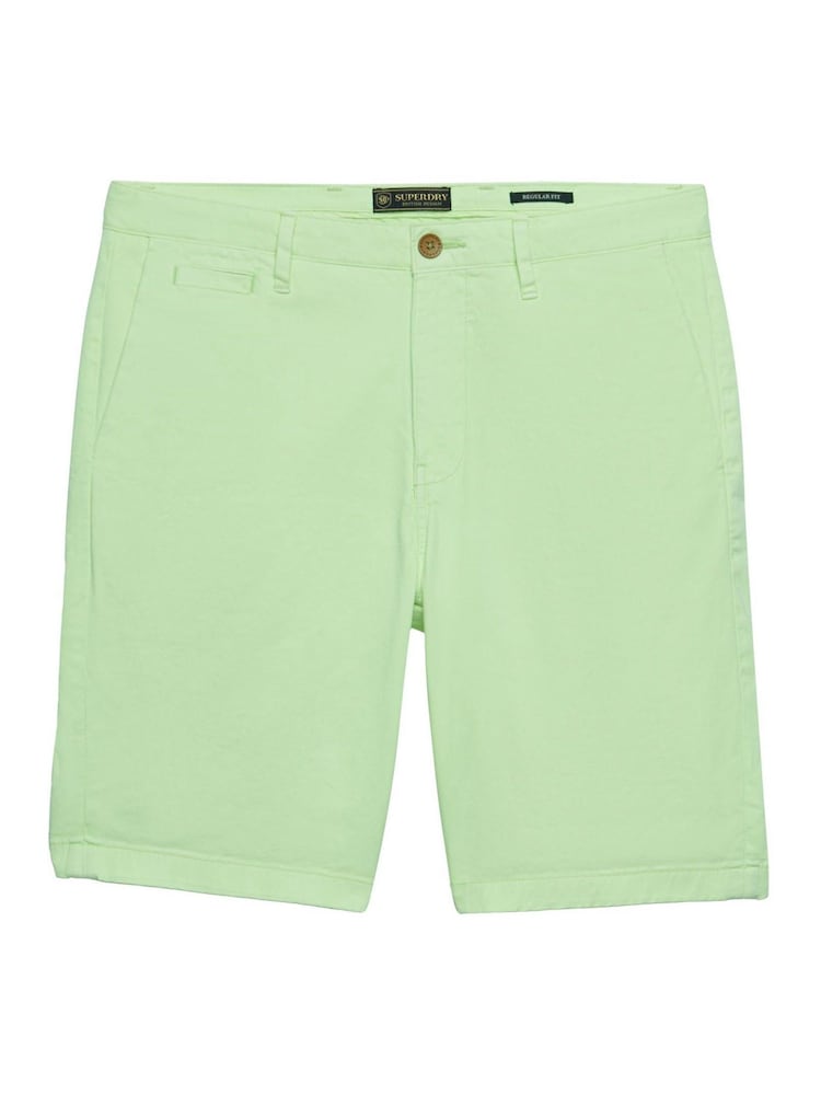 Superdry Green Premium Regular Chino Shorts - Image 7 of 7 Superdry Green Premium Regular Chino Shorts - Image 7 of 7
