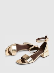 River Island Gold Heeled Sandals - Image 5 of 6