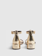 River Island Gold Heeled Sandals - Image 6 of 6