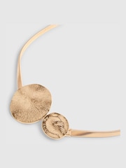 River Island Gold Double Circle Chain Belt - Image 3 of 4