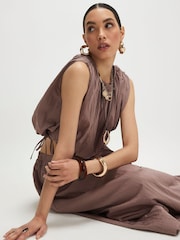 River Island Pink Sleeveless Bubble Hem Tank Top - Image 4 of 4