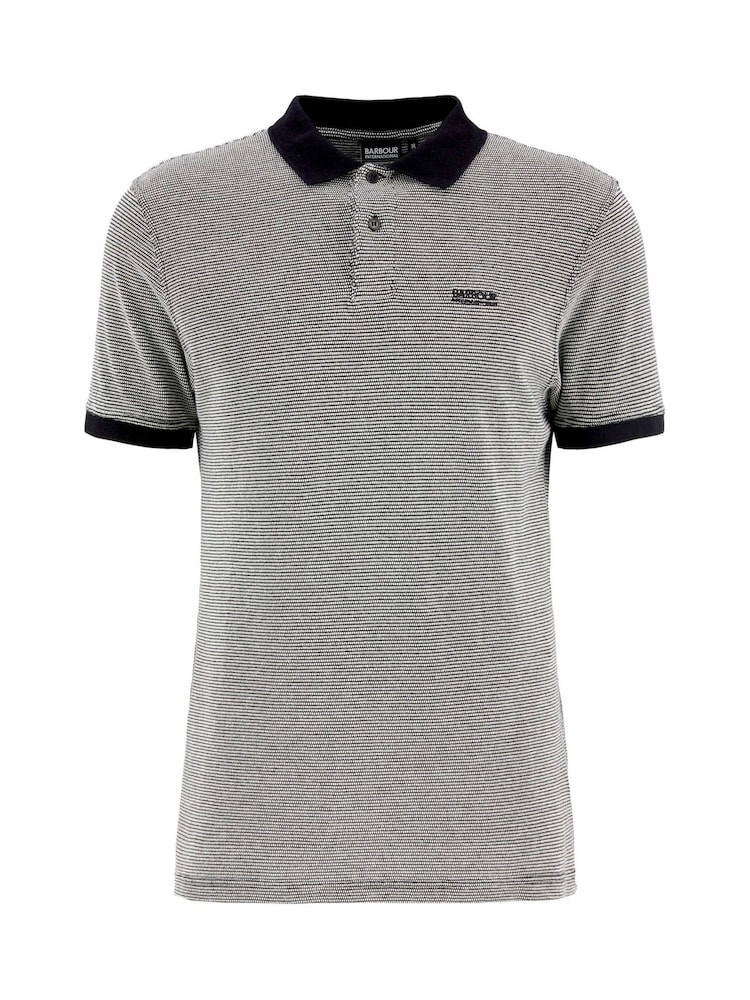 Barbour® International Grey Halls Textured Polo Shirt - Image 5 of 5 Barbour® International Grey Halls Textured Polo Shirt - Image 5 of 5