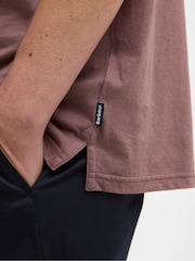 Barbour® Pink Steventon Linen Blend Tailored Fit Polo Shirt - Image 5 of 6