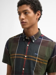 Barbour® Brown Douglas Short Sleeve Tailored Shirt - Image 4 of 5