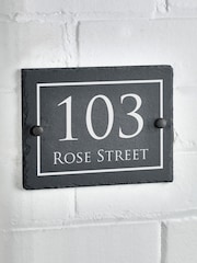 Personalised Rustic Slate Sign 20 x 15cm by Loveabode - Image 2 of 4