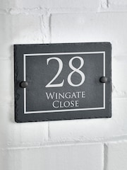 Personalised Rustic Slate Sign 20 x 15cm by Loveabode - Image 3 of 4