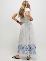 River Island Embroidered Sea Life Maxi Skirt - 圖片 4，共 4