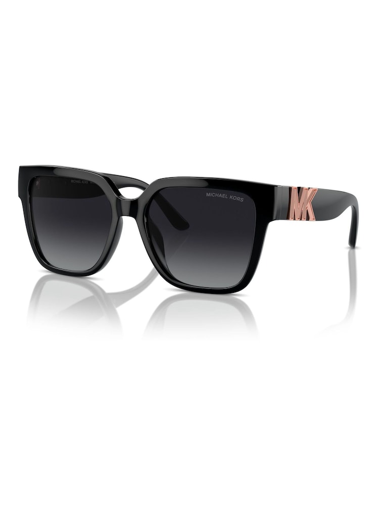 Michael Kors Black Karlie Square Sunglasses - Image 1 of 5