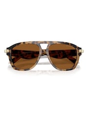Michael Kors Brown Grenada Pilot Sunglasses - Image 1 of 5