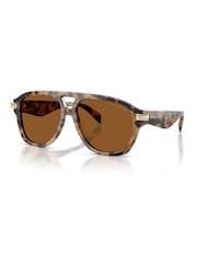 Michael Kors Brown Grenada Pilot Sunglasses - Image 4 of 5