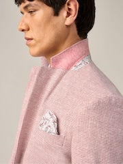 Skopes Red Aurelio Tailored Fit Houndstooth Check Jacket - Image 3 of 7