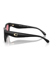 COACH Black Cat Eye Sunglasses - Image 4 of 5