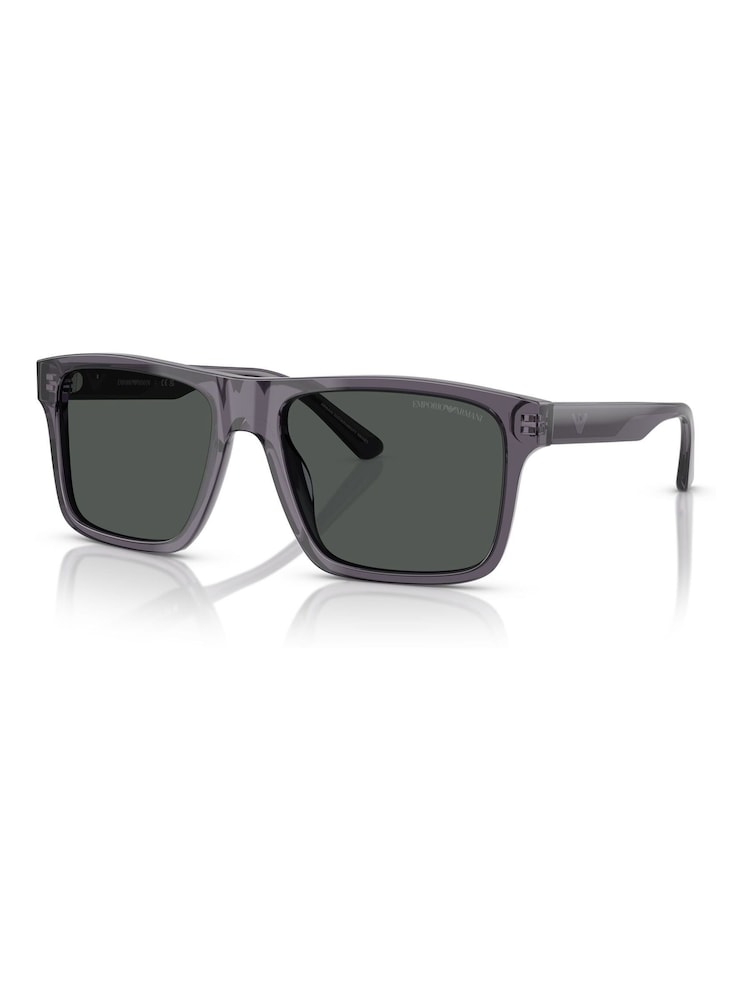 Emporio Armani Grey Emporio Armani 0Ea4232 Square Sunglasses - Image 1 of 5