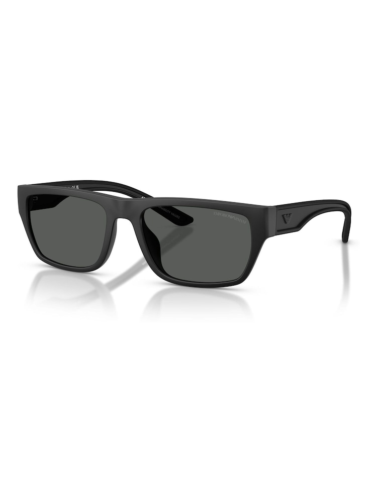 Emporio Armani Black 0Ea4267U Pillow Sunglasses - Image 1 of 5