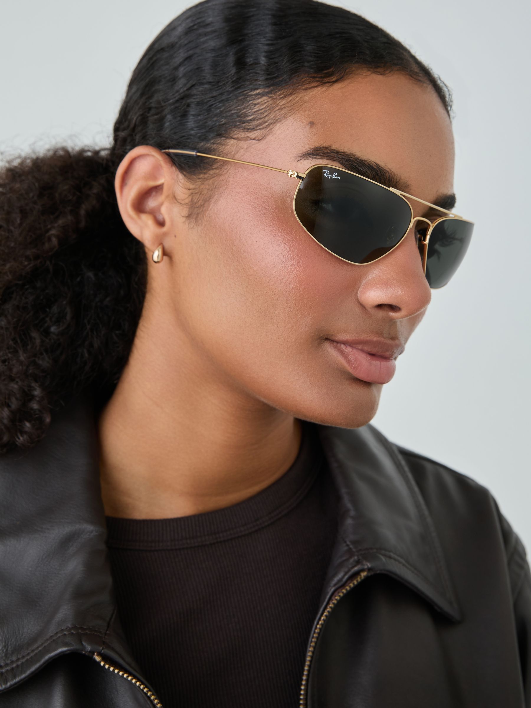 Ray-Ban RB3780, Arista Gold Sunglasses Green lenses, Mojo Glasses - Image 4