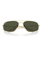 Ray Ban Gold 0Rb3780 Rectangle Sunglasses - Image 4 of 5