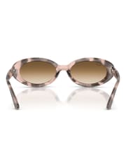 Ray Ban Gold Oval Sunglasses - Image 5 of 5