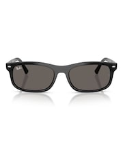 Ray Ban Black 0Rb2224 Rectangle Sunglasses - Image 1 of 5