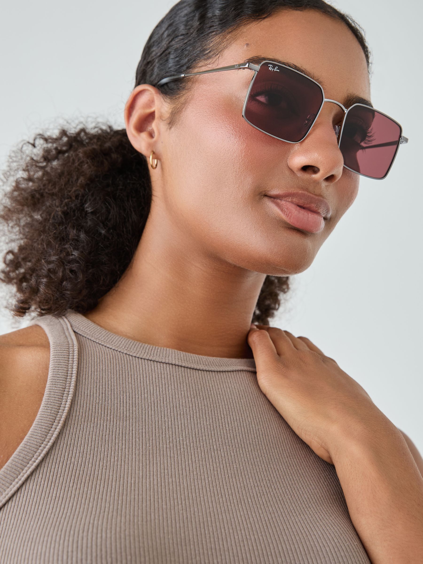 Ray-Ban RB3782, Gunmetal Sunglasses Dark Violet lenses, Mojo Glasses - Image 4