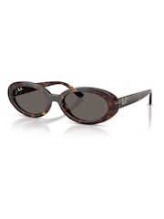Ray Ban Brown 0Rb2223 Oval Sunglasses - Image 2 of 5