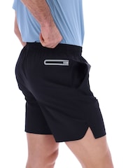 Ted Baker Sport Stanley Lightweight 7" Woven Training Black Shorts - Image 4 of 5