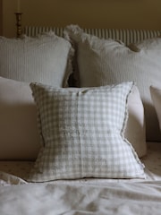 Ellenvale Interiors Natural Esmee Gingham Cushion Cover 45 x 45cm 45 X 45cm - Image 2 of 4