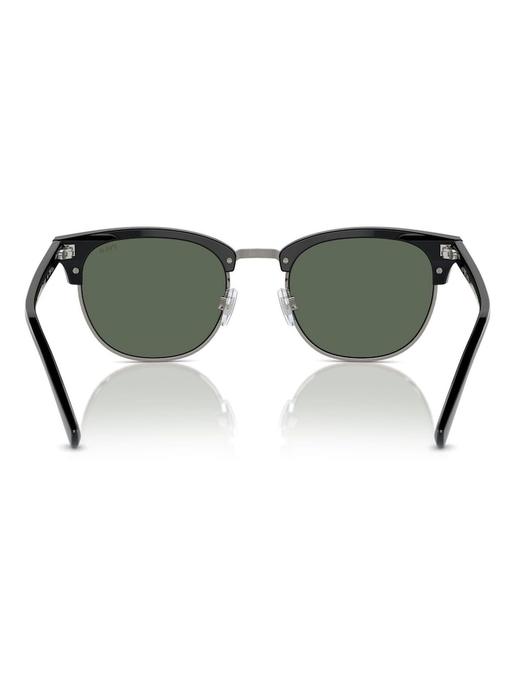 Polo Ralph Lauren Black 0Ph4217 Round Sunglasses - Image 2 of 5