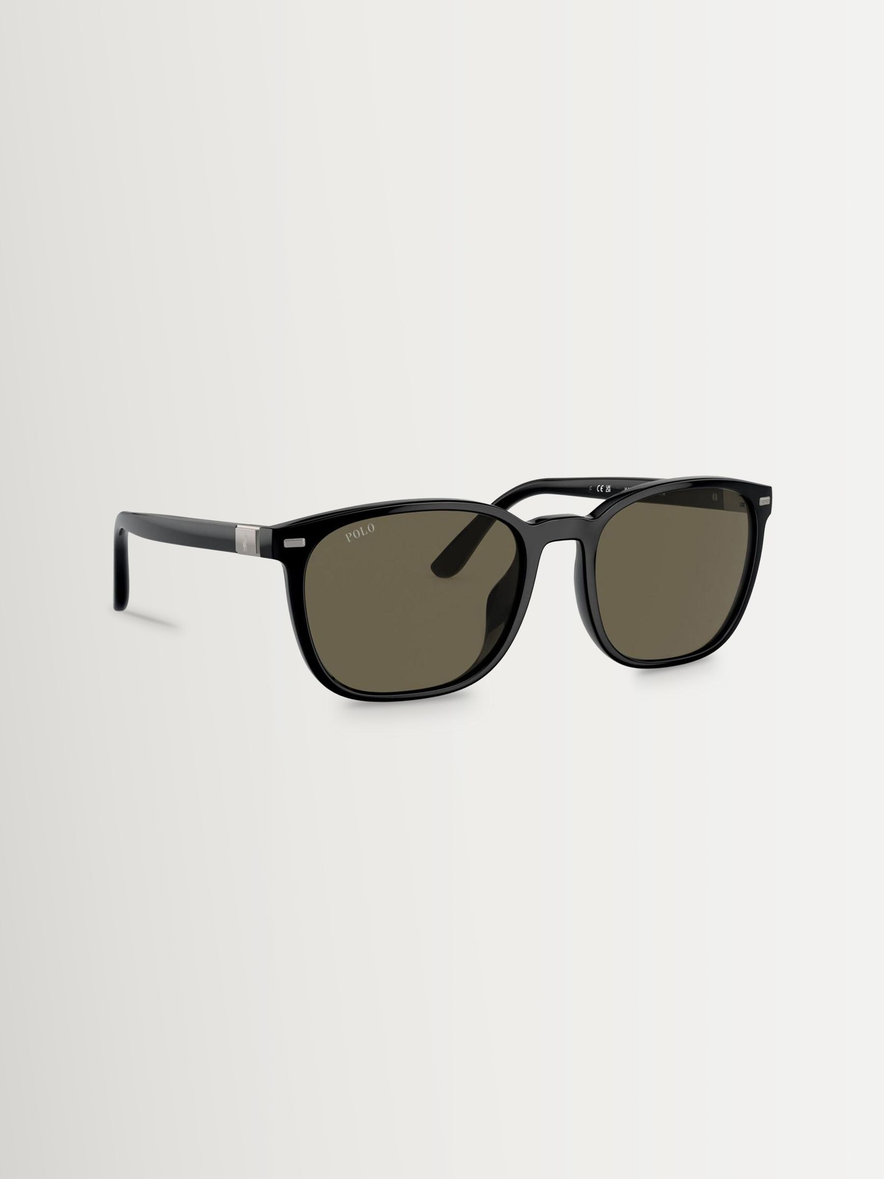 Polo Ralph Lauren Square Sunglasses, Black, Men - Image 5