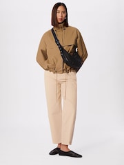 Whistles Cream Authentic Barrel Leg Jeans - Image 1 of 5