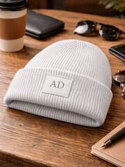 Personalised Adults Beanie Hat by Loveabode - Image 3 of 5