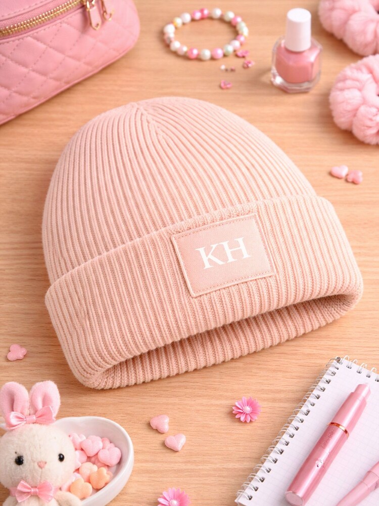 Personalised Kids Beanie Hat by Loveabode - Image 1 of 3 Personalised Kids Beanie Hat by Loveabode - Image 1 of 3