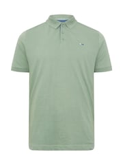 BadRhino Big & Tall Green Contrast Core Polo Shirt - Image 5 of 6