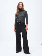 The Set Wool Blend Straight Leg Trousers - 6 paveikslėlis iš 7