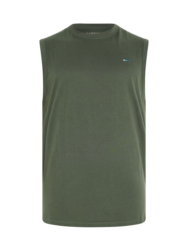 BadRhino Big & Tall Iceberg Green Long Muscle Vest - Image 10 of 10 BadRhino Big & Tall Iceberg Green Long Muscle Vest - Image 10 of 10