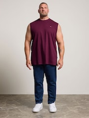 BadRhino Big & Tall Iceberg Green Long Muscle Vest - Image 3 of 10