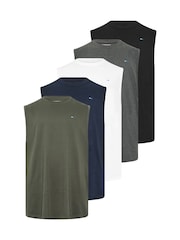 BadRhino Big & Tall Green Long Muscle Vest - Image 1 of 10
