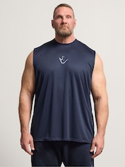 BadRhino Big & Tall Blue IronRhino Logo Vest - Image 1 of 6
