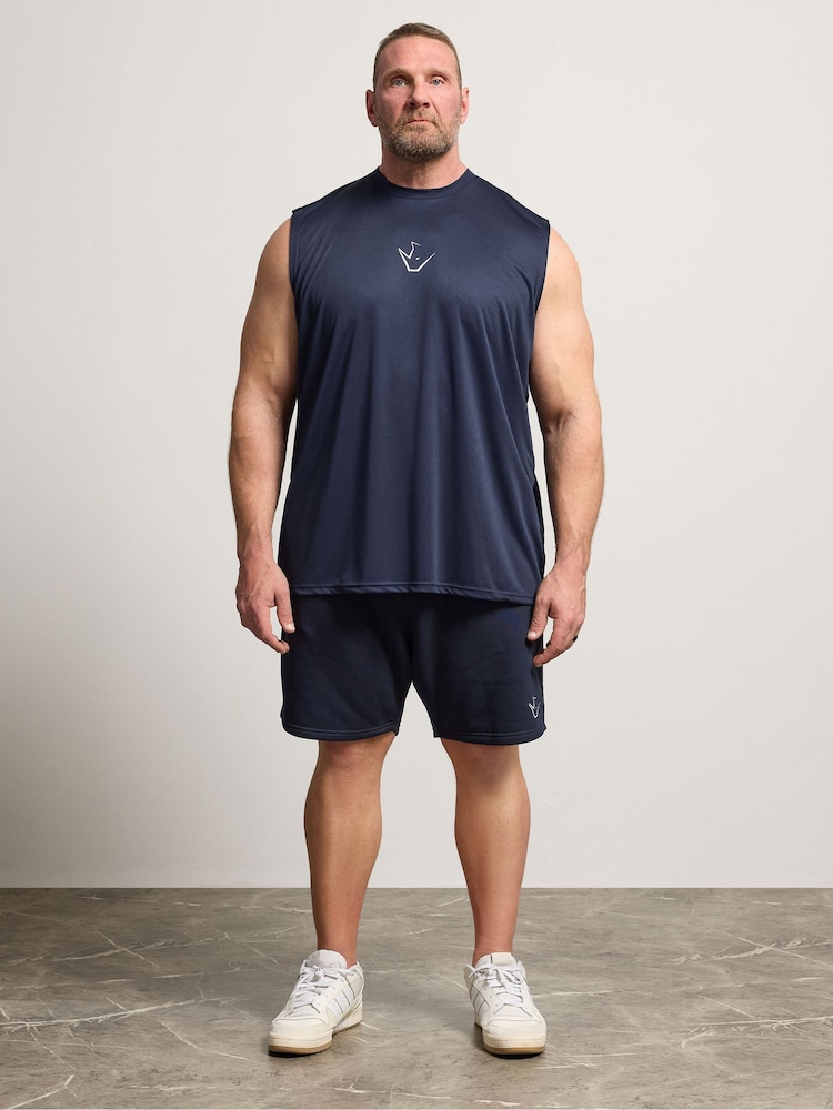 BadRhino Big & Tall Blue IronRhino Logo Vest - Image 2 of 6