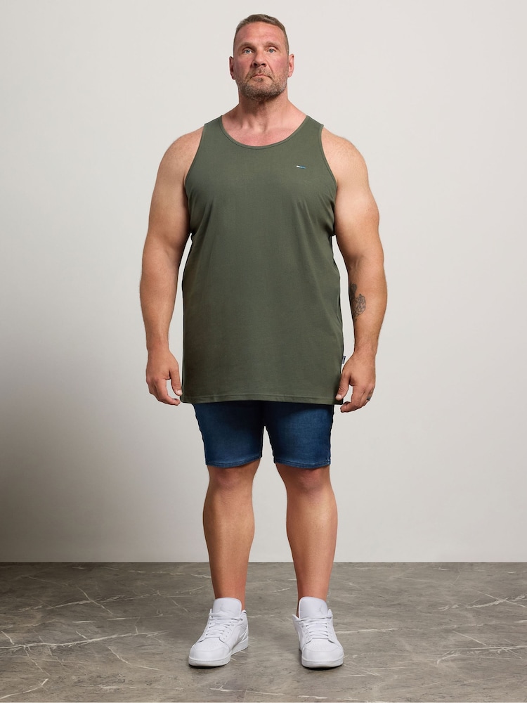 BadRhino Big & Tall Green Longline Vests 5 Pack - Image 2 of 6