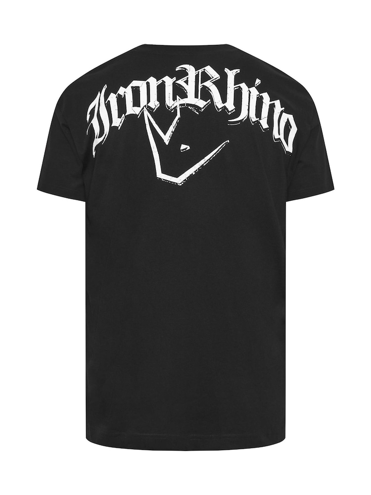 BadRhino Big & Tall Black IronRhino Overprint T-Shirt - Image 7 of 7
