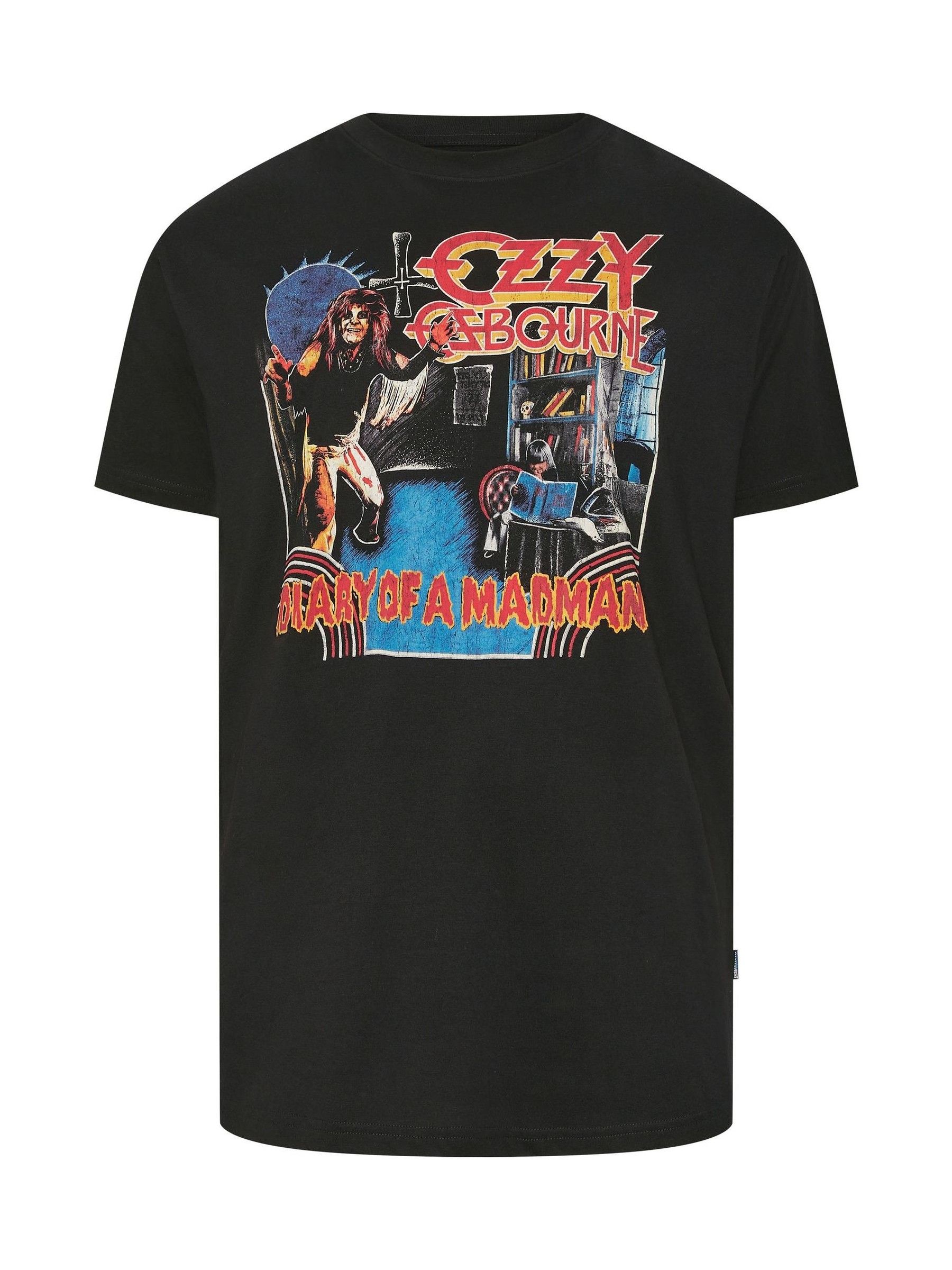 Buy BadRhino Big & Tall Black Long Ozzy Osbourne T-Shirt from Next USA