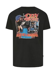 BadRhino Big & Tall Black Long Ozzy Osbourne T-Shirt - Image 4 of 6