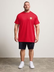 BadRhino Big & Tall Red Long England T-Shirt - Image 2 of 6