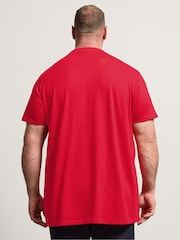 BadRhino Big & Tall Red Long England T-Shirt - Image 3 of 6