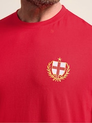 BadRhino Big & Tall Red Long England T-Shirt - Image 4 of 6