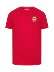 BadRhino Big & Tall Red Long England T-Shirt - Image 5 of 6