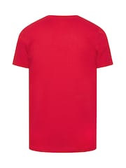 BadRhino Big & Tall Red Long England T-Shirt - Image 6 of 6