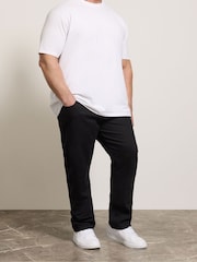 BadRhino Big & Tall Black Elasticated Jeans - Image 1 of 4