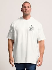 BadRhino Big & Tall Natural Long Tuskstone Manor T-Shirt - Image 1 of 7