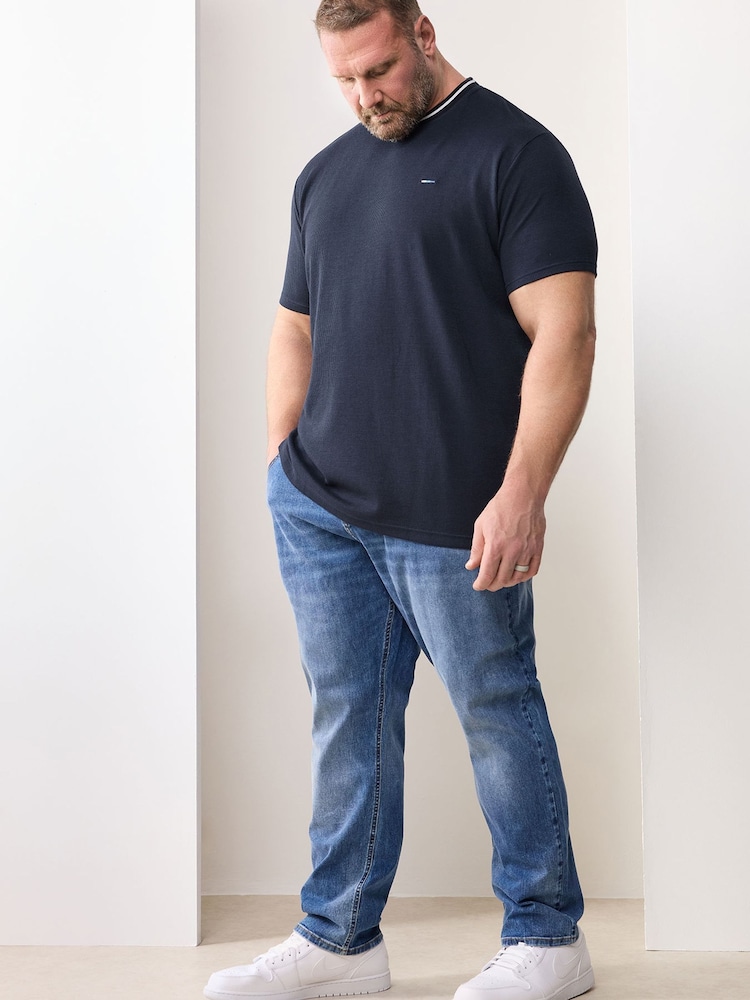 BadRhino Big & Tall Blue Elasticated Jeans - Image 1 of 1